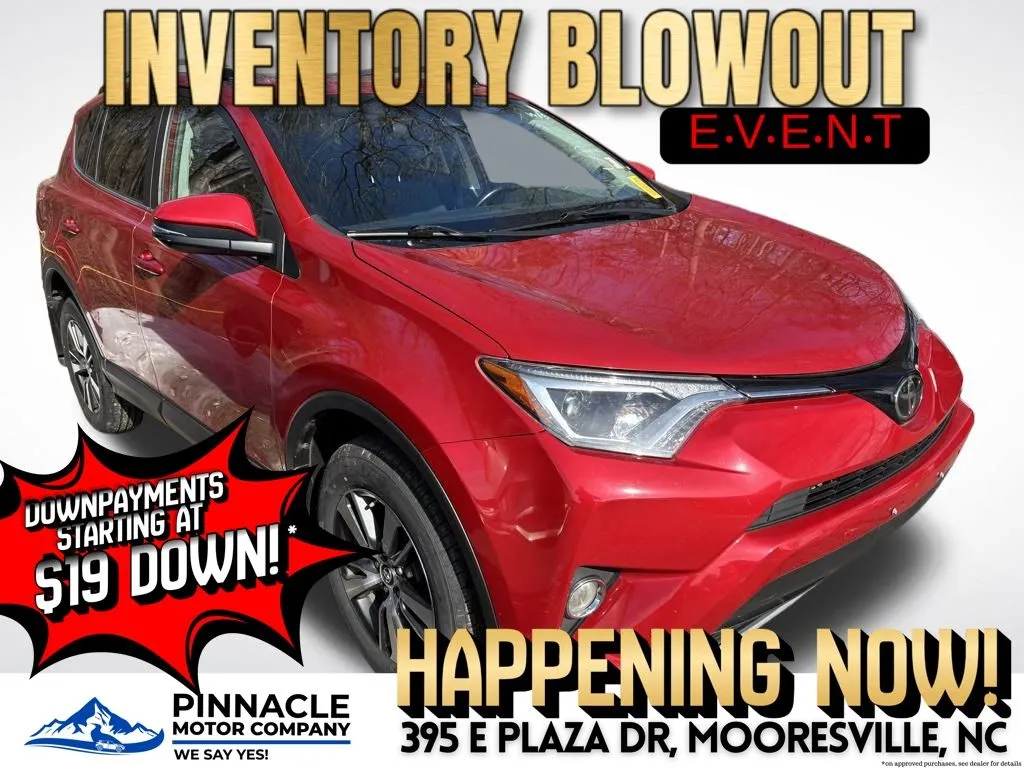 Red 2017 Toyota RAV4 XLE for sale in Mooresville, NC