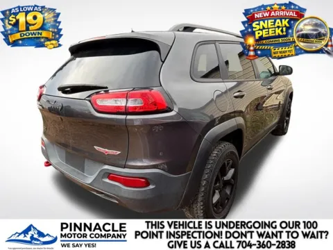 Another view of 2016 Jeep Cherokee Trailhawk for sale in Mooresville, NC at Pinnacle Motor Company LKN