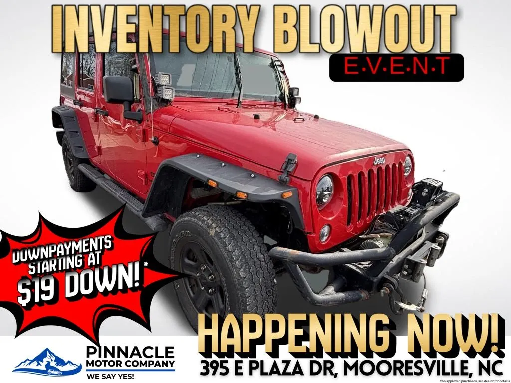Red 2015 Jeep Wrangler Unlimited Sport for sale in Mooresville, NC