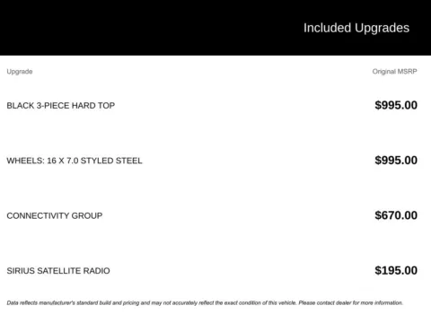 More photos of 2015 Jeep Wrangler Unlimited Sport at Pinnacle Motor Company LKN, NC