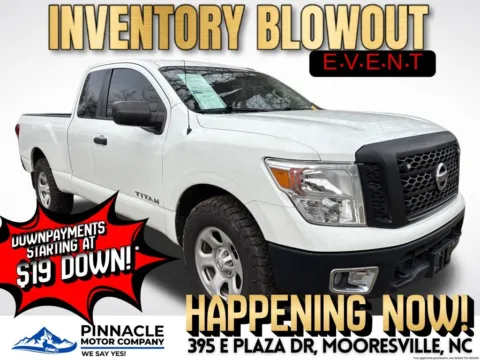 White 2019 Nissan Titan S for sale in Mooresville, NC