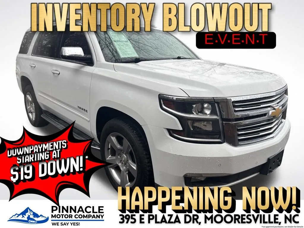 White 2017 Chevrolet Tahoe Premier for sale in Mooresville, NC