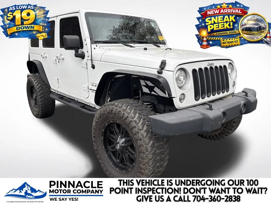 White 2017 Jeep Wrangler Unlimited Sahara for sale in Mooresville, NC