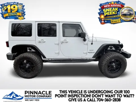 Photos of 2017 Jeep Wrangler Unlimited Sahara for sale in Mooresville, NC at Pinnacle Motor Company LKN