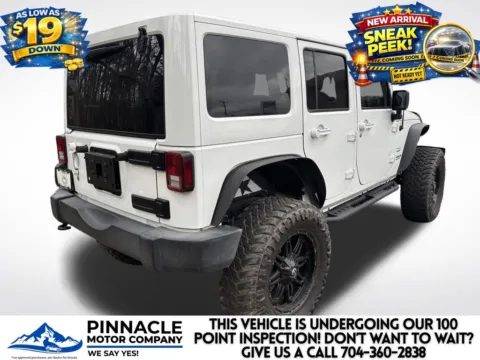 Another view of 2017 Jeep Wrangler Unlimited Sahara for sale in Mooresville, NC at Pinnacle Motor Company LKN