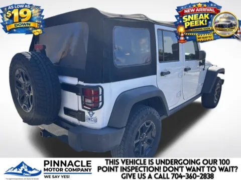 Another view of 2016 Jeep Wrangler Unlimited Willys for sale in Mooresville, NC at Pinnacle Motor Company LKN