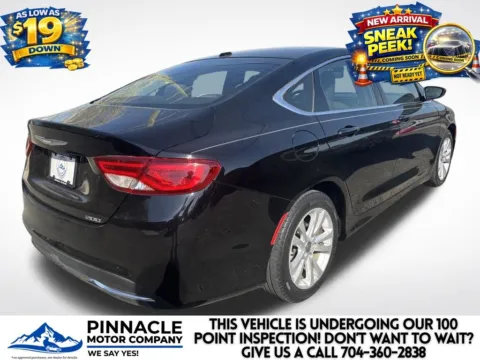 Another view of 2016 Chrysler 200 Limited for sale in Mooresville, NC at Pinnacle Motor Company LKN