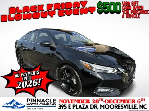 Black 2022 Nissan Sentra SR for sale in Mooresville, NC