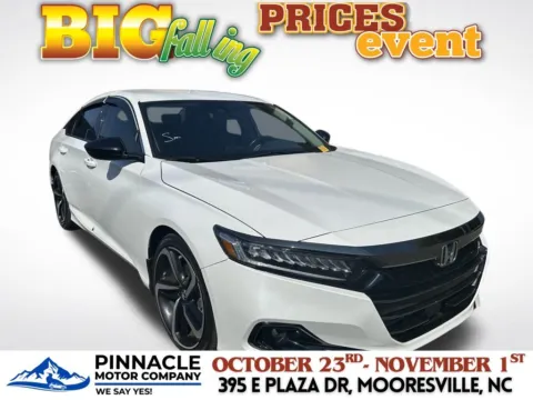 White 2021 Honda Accord Sport Special Edition for sale in Mooresville, NC