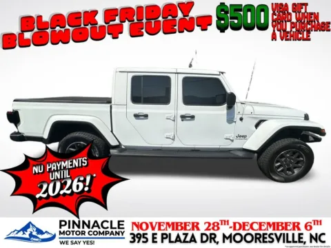 Photos of 2020 Jeep Gladiator Overland for sale in Mooresville, NC at Pinnacle Motor Company LKN