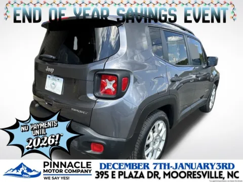 Another view of 2020 Jeep Renegade Sport for sale in Mooresville, NC at Pinnacle Motor Company LKN