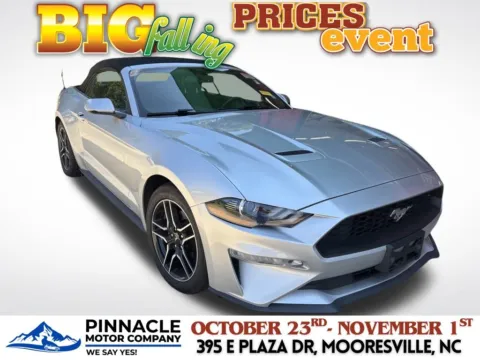 Silver 2019 Ford Mustang EcoBoost Premium for sale in Mooresville, NC