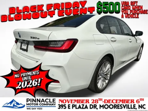 Another view of 2023 BMW 3 Series 330e xDrive for sale in Mooresville, NC at Pinnacle Motor Company LKN