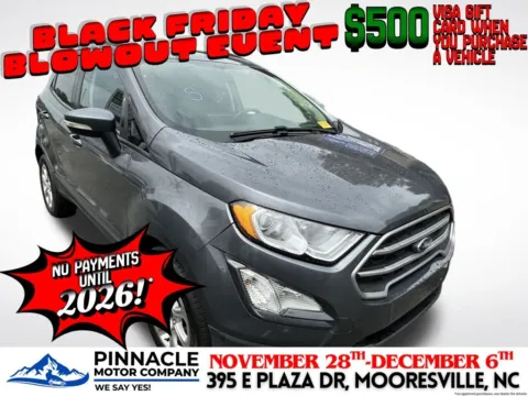 Gray 2020 Ford EcoSport SE for sale in Mooresville, NC