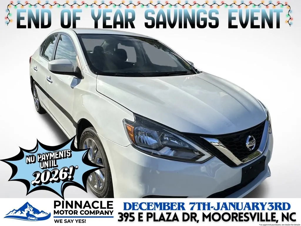 White 2019 Nissan Sentra SV for sale in Mooresville, NC