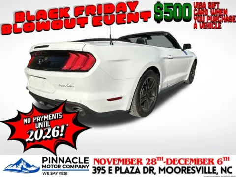 Another view of 2023 Ford Mustang EcoBoost Premium for sale in Mooresville, NC at Pinnacle Motor Company LKN