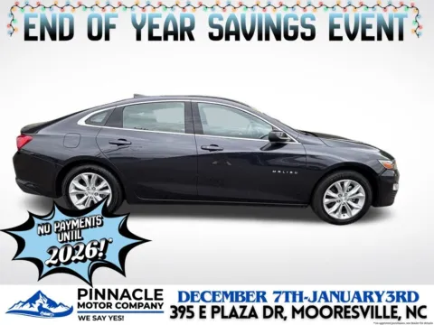 Another view of 2023 Chevrolet Malibu LT for sale in Mooresville, NC at Pinnacle Motor Company LKN