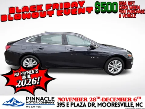 Another view of 2023 Chevrolet Malibu LT for sale in Mooresville, NC at Pinnacle Motor Company LKN