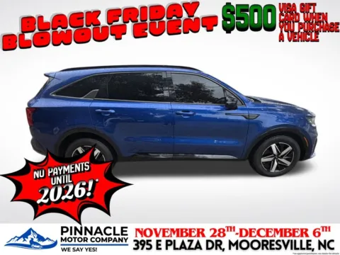 Photos of 2022 Kia Sorento S for sale in Mooresville, NC at Pinnacle Motor Company LKN