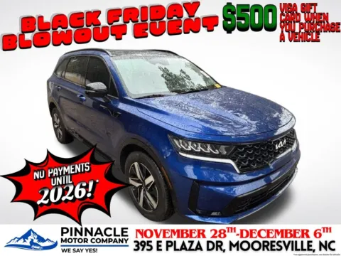 Blue 2022 Kia Sorento S for sale in Mooresville, NC