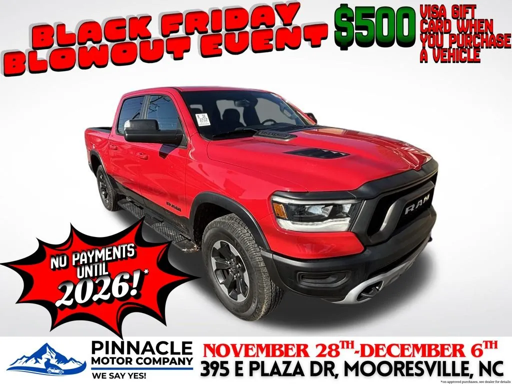 Red 2019 Ram 1500 Rebel for sale in Mooresville, NC