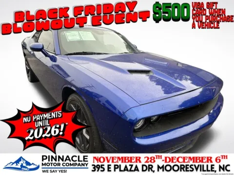 Blue 2021 Dodge Challenger SXT for sale in Mooresville, NC