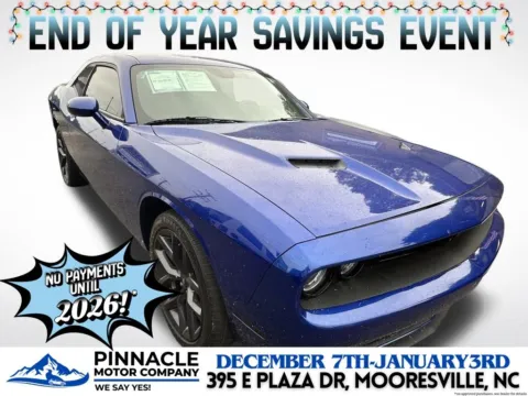 Blue 2021 Dodge Challenger SXT for sale in Mooresville, NC