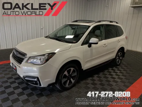 White 2018 Subaru Forester 2.5i Premium for sale in Branson West, MO