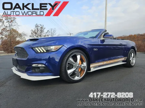 Blue 2016 Ford Mustang GT Premium for sale in Branson West, MO