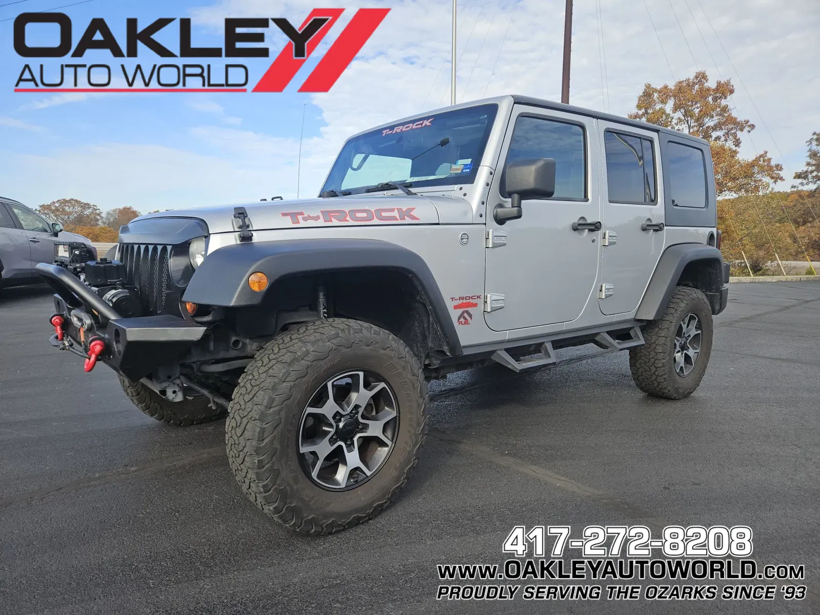Silver 2011 Jeep Wrangler Unlimited Sport for sale in Branson West, MO