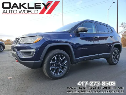 Blue 2019 Jeep Compass Trailhawk for sale in Branson West, MO