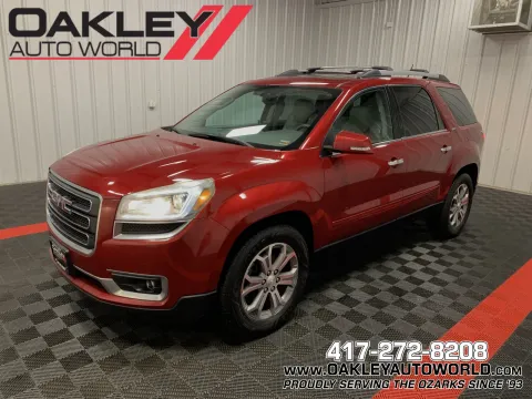 Red 2013 GMC Acadia SLT-1 for sale in Branson West, MO