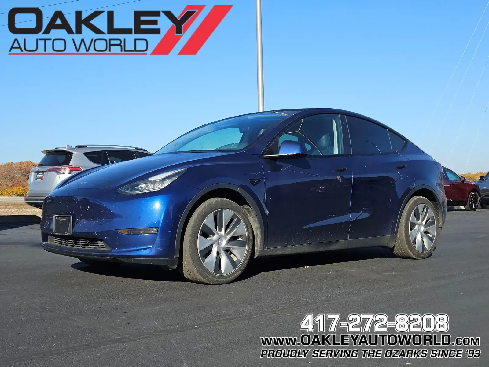 Blue 2021 Tesla Model Y Long Range for sale in Branson West, MO