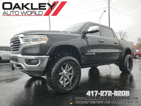 Black 2019 Ram 1500 Laramie Longhorn for sale in Branson West, MO