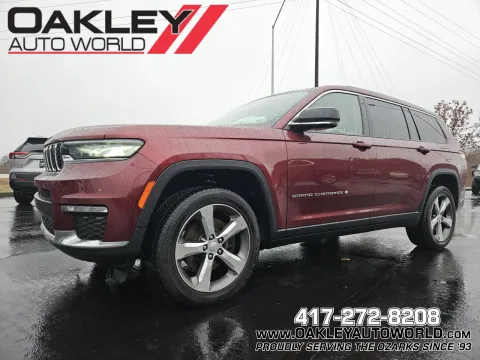 Red 2021 Jeep Grand Cherokee L Limited for sale in Branson West, MO