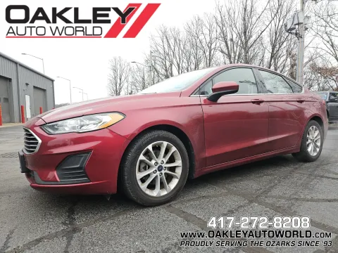 Red 2019 Ford Fusion SE for sale in Branson West, MO