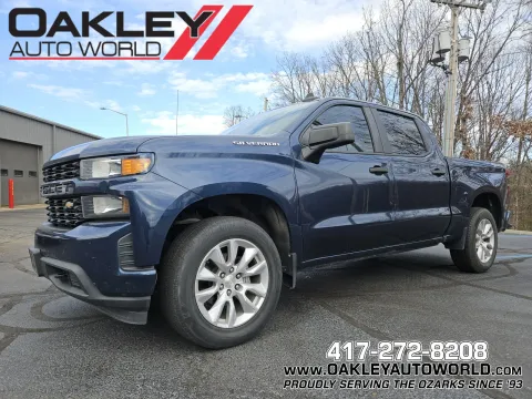 Blue 2020 Chevrolet Silverado 1500 Custom for sale in Branson West, MO