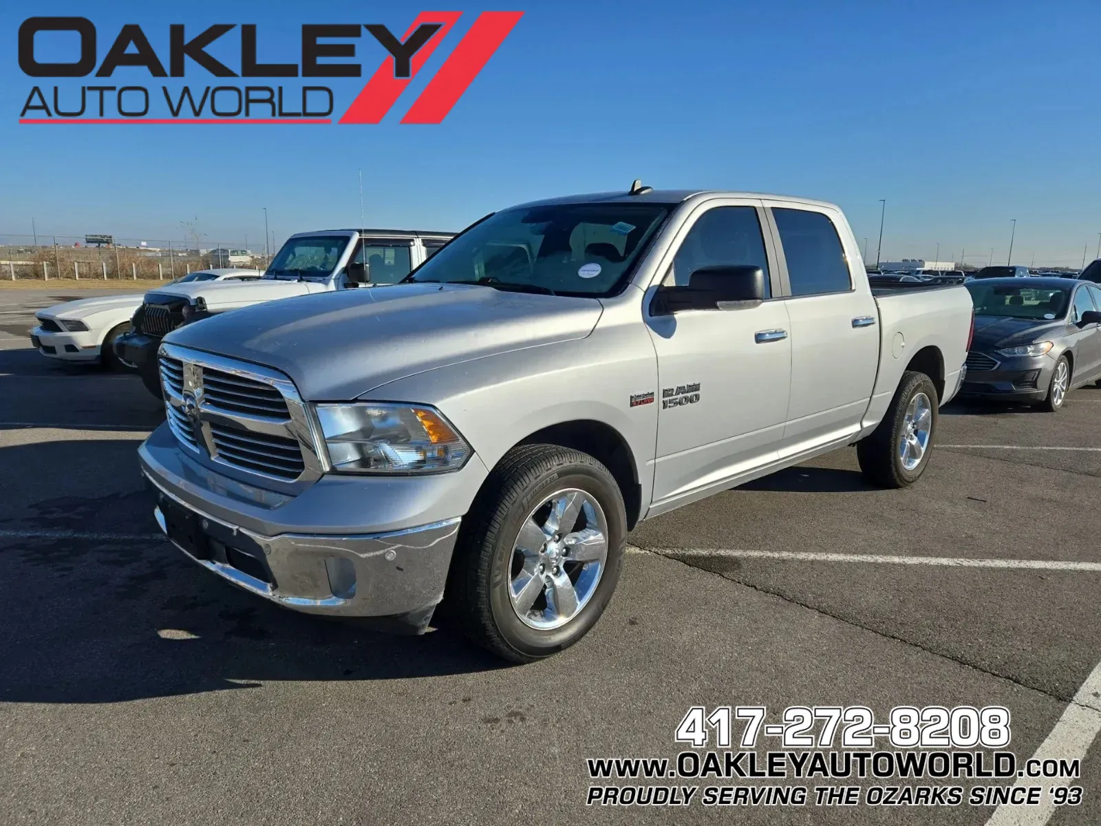 Silver 2017 Ram 1500 Big Horn for sale in Branson West, MO