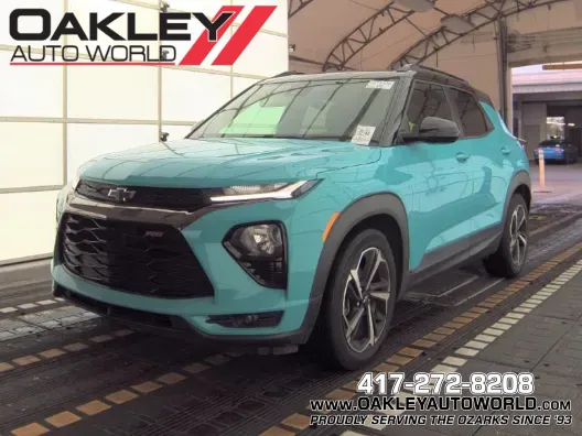 Blue 2021 Chevrolet TrailBlazer RS for sale in Branson West, MO