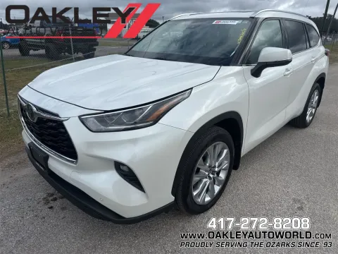 White 2020 Toyota Highlander Limited for sale in Branson West, MO