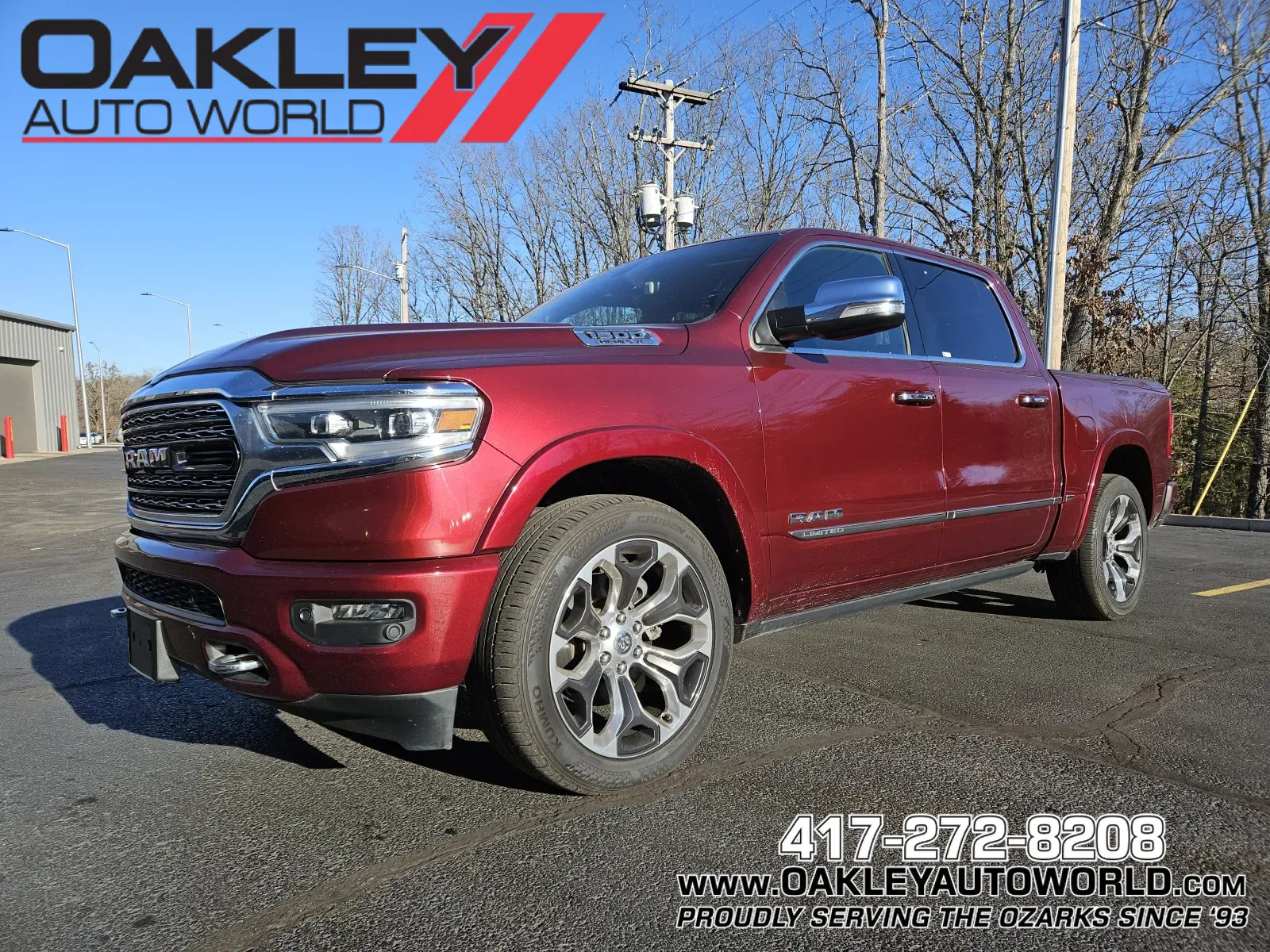 Red 2020 Ram 1500 Limited for sale in Branson West, MO