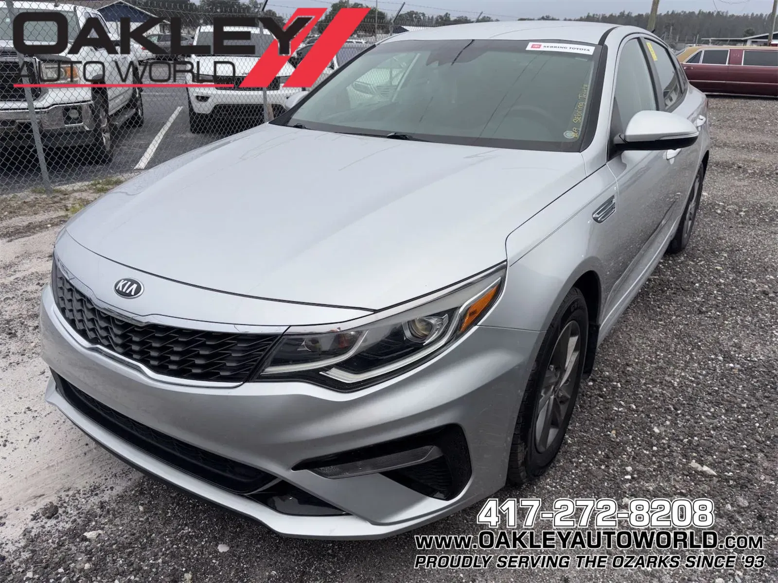 Silver 2019 Kia Optima LX for sale in Branson West, MO