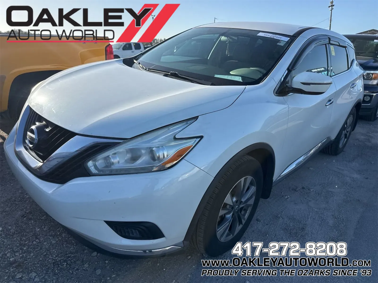 White 2017 Nissan Murano S for sale in Branson West, MO