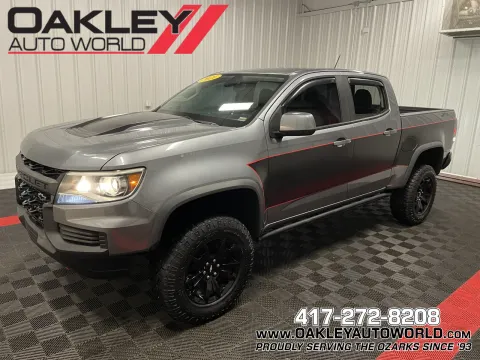 Gray 2021 Chevrolet Colorado ZR2 for sale in Branson West, MO