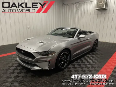 Silver 2021 Ford Mustang EcoBoost Premium for sale in Branson West, MO