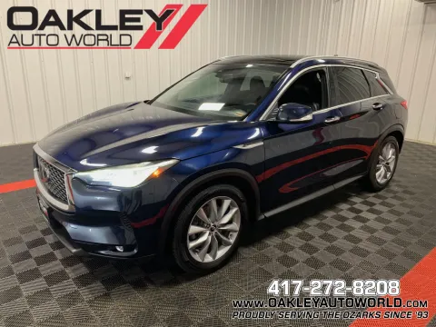 Blue 2019 INFINITI QX50 LUXE for sale in Branson West, MO