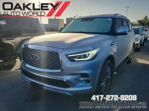 Silver 2020 INFINITI QX80 LUXE for sale in Branson West, MO