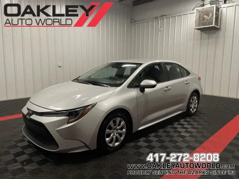 Silver 2021 Toyota Corolla LE for sale in Branson West, MO