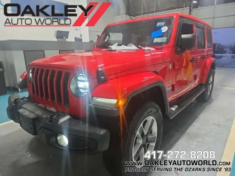 Red 2018 Jeep Wrangler Unlimited Sahara for sale in Branson West, MO