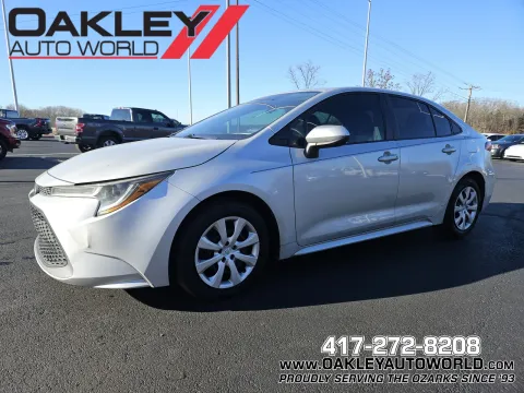 Silver 2021 Toyota Corolla LE for sale in Branson West, MO